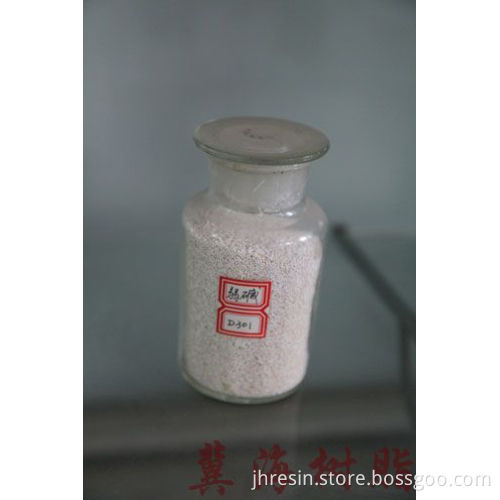 D301 Mcroporous Weakly Basic Styrene Anion Exchange Resin